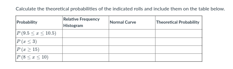 of three six-sided dice can be simulated using a graphing calculator by
