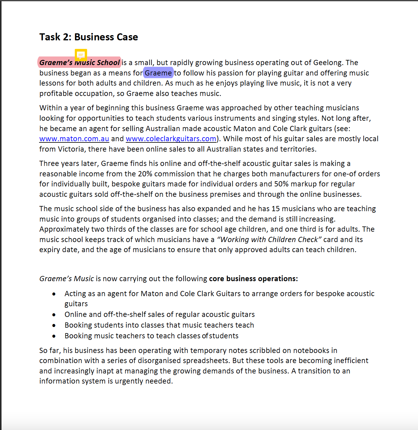 by teacher ID venue vocal has contact STUDENTS has Engagement CLASSES time