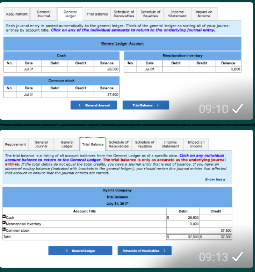 for each receivable and payable: (Round your answers to the 2 decimal
