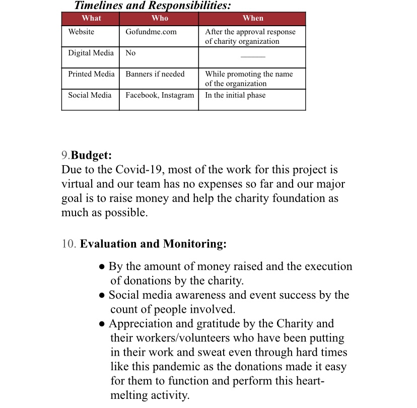 and anything that you will do different in next group or in