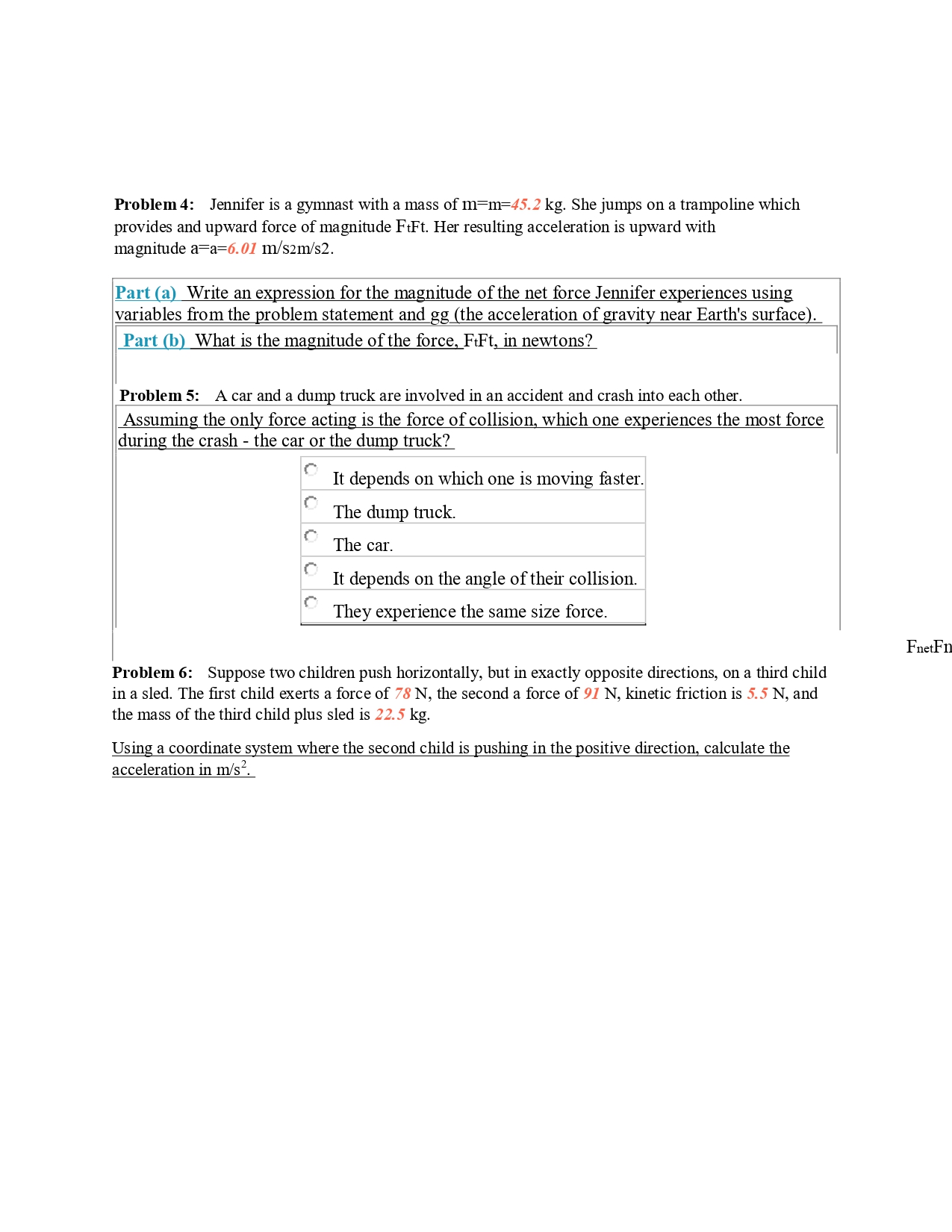.73 g, dropped from rest at a height yy = 24'. 6