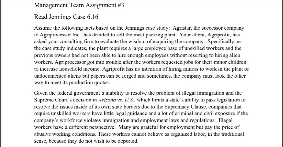 Please find two documents attached. The first one is the assignment and