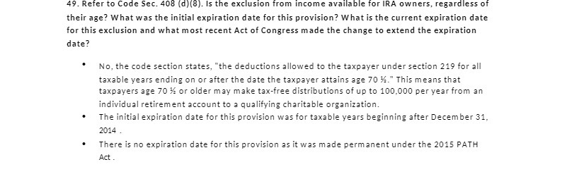  49. Refer to Code Sec. 403 [dH]. ts the exclusion lrom