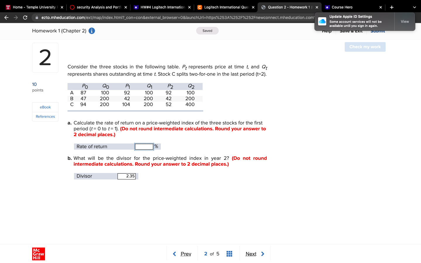 'E' Home - Temple Unit-ersit security Analysis and P-:- c HWM