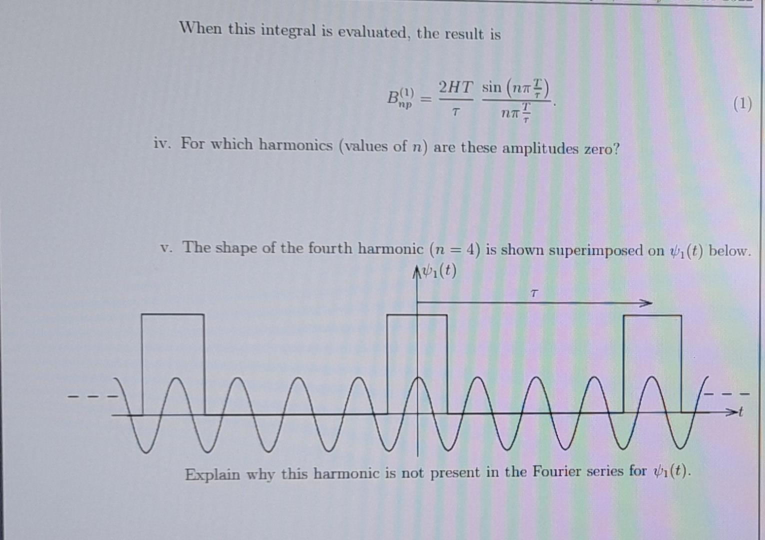Hand written solution required When this integral is evaluated, the result is
