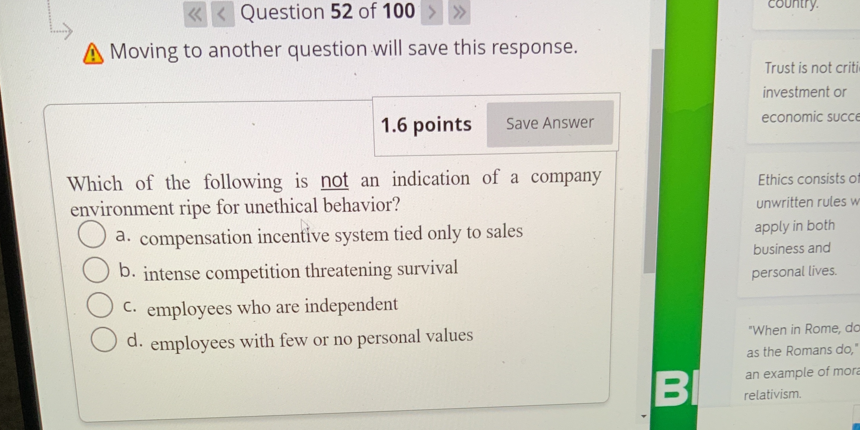  > country. A Moving to another question will save this response.
