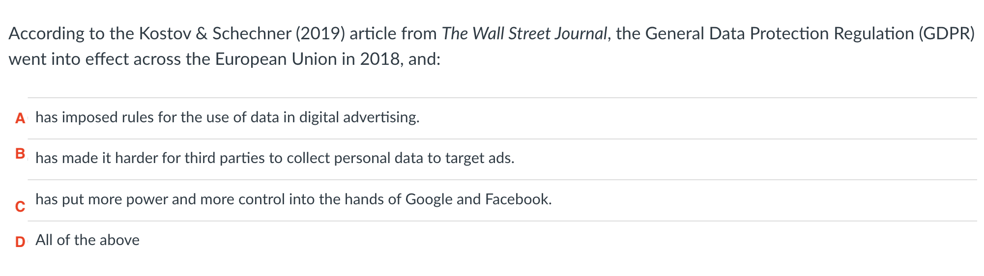  According to the Kostov & Schechner (2019) article from The Wall
