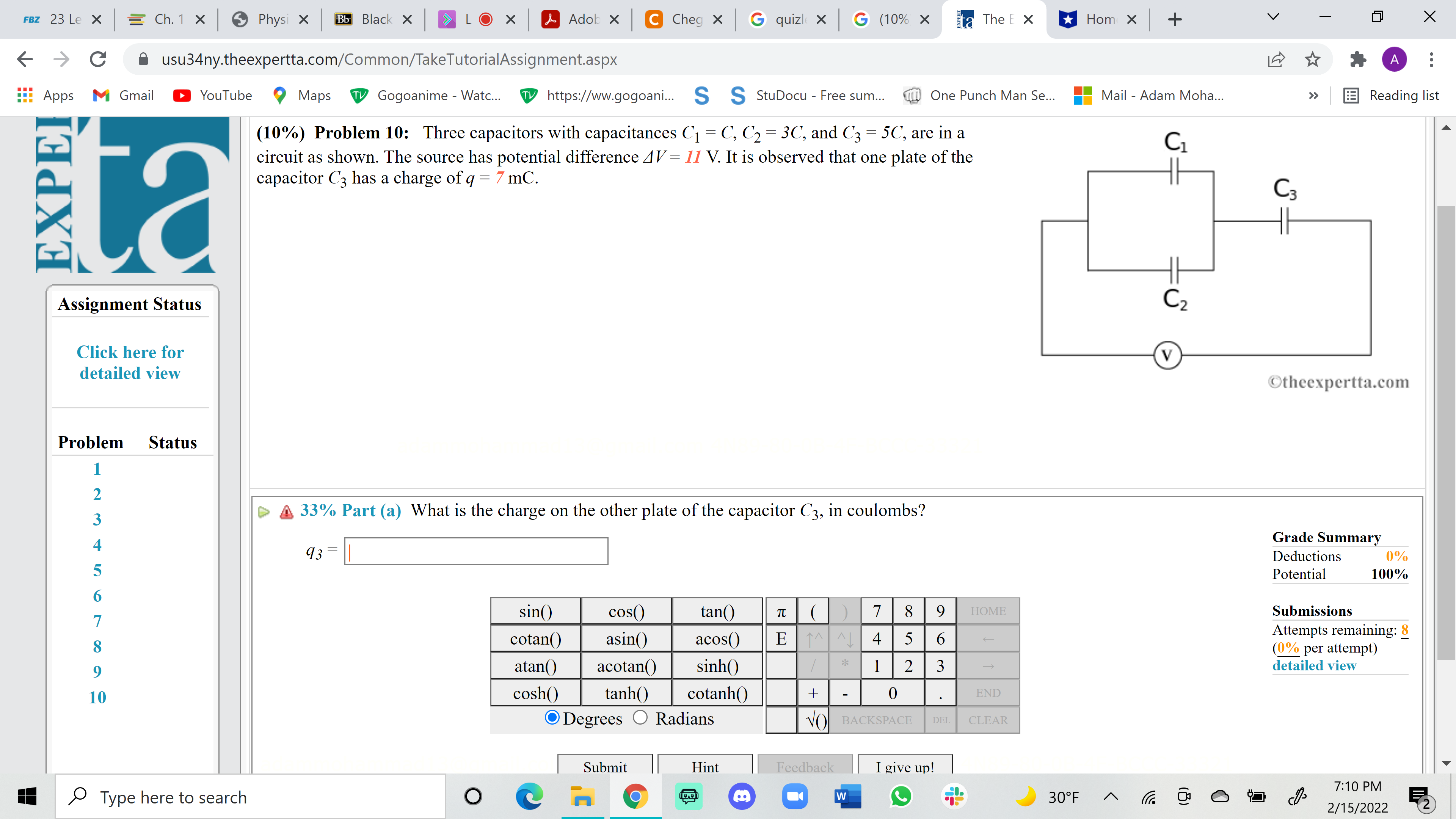  FBZ 23 Le X = Ch. 1 x 5 Physi X