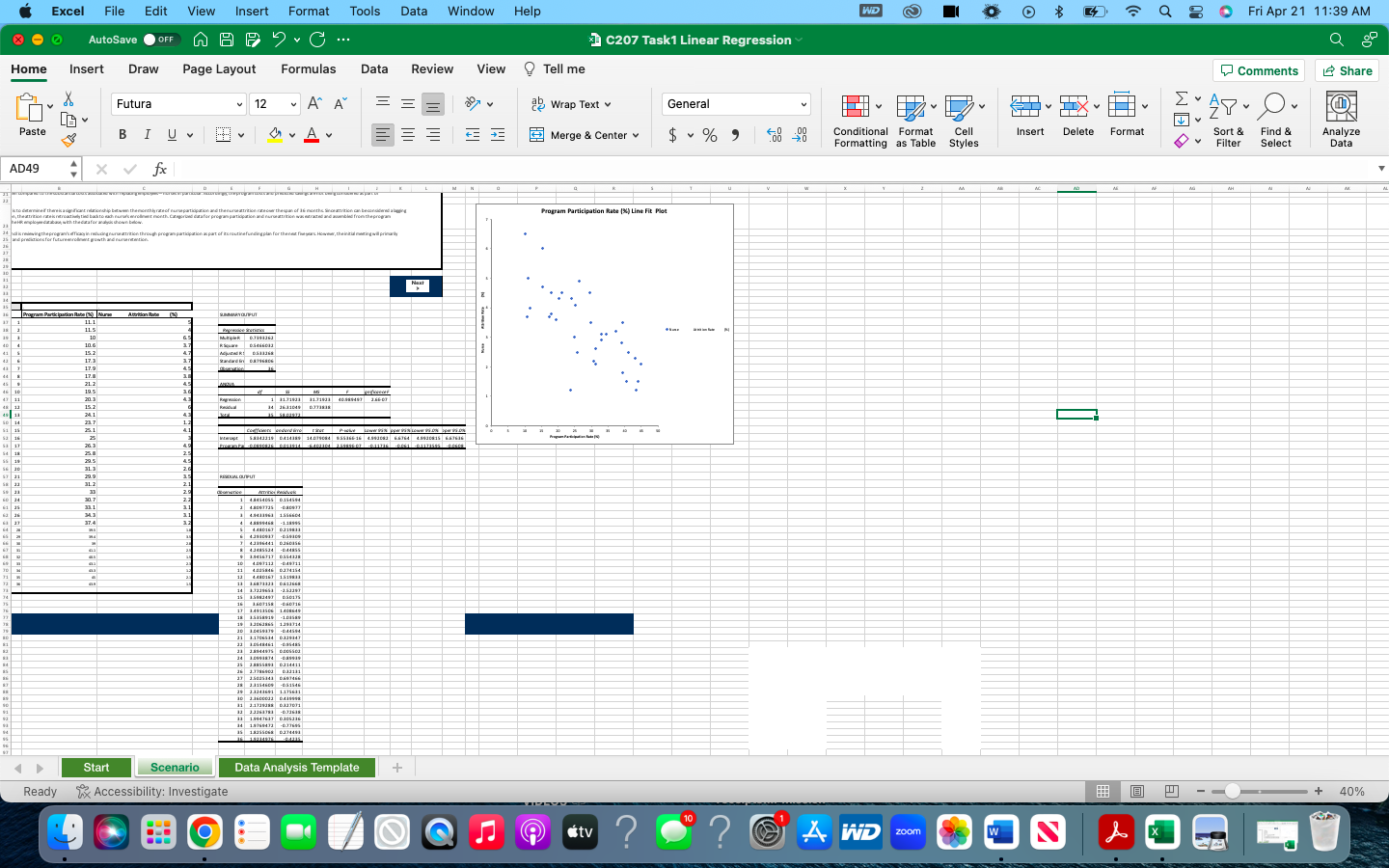 task 1 2nd attempt 2 - Saved to my Mac Home Insert