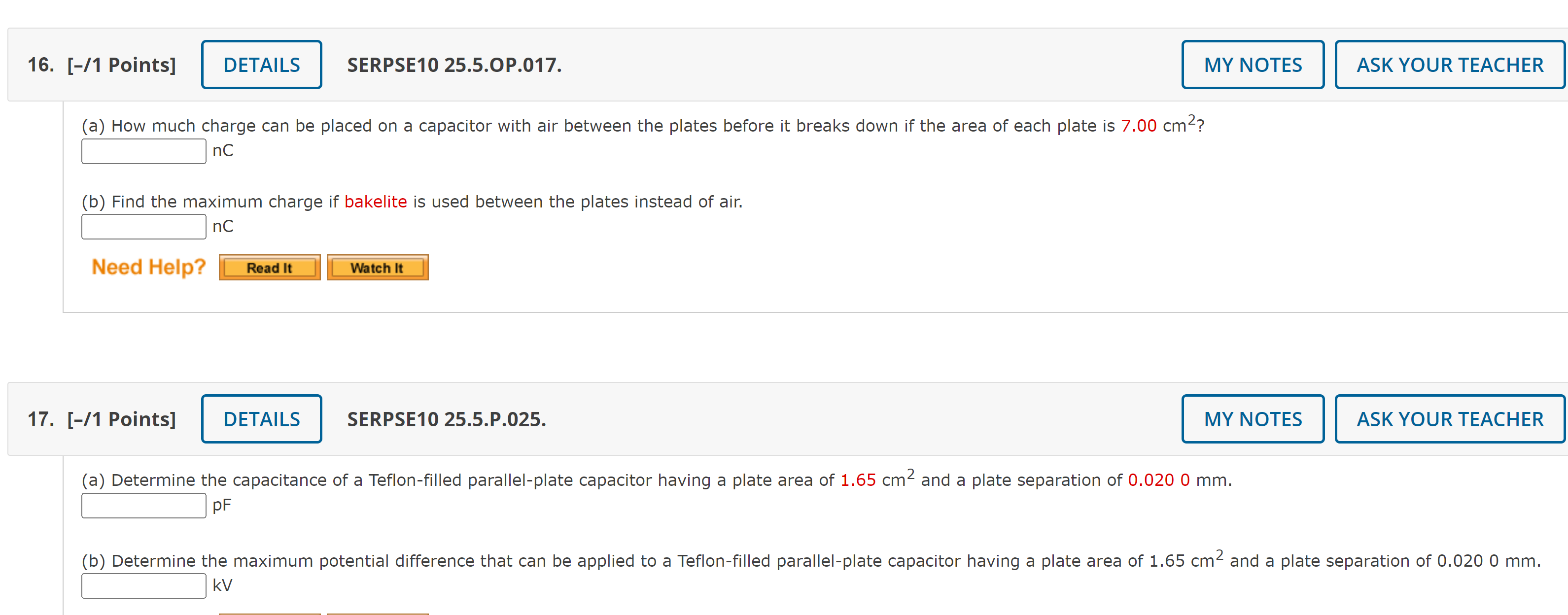 points a and b for the group of capacitors connected as shown