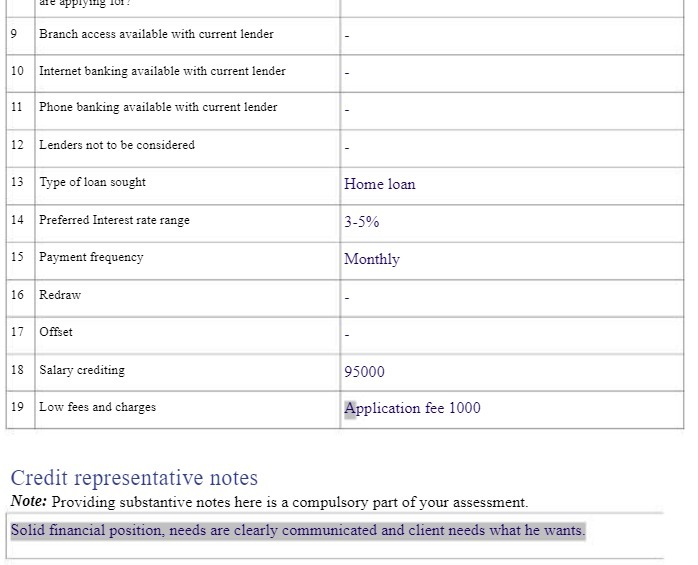  Branch access available with current lender 10 Internet banking available with