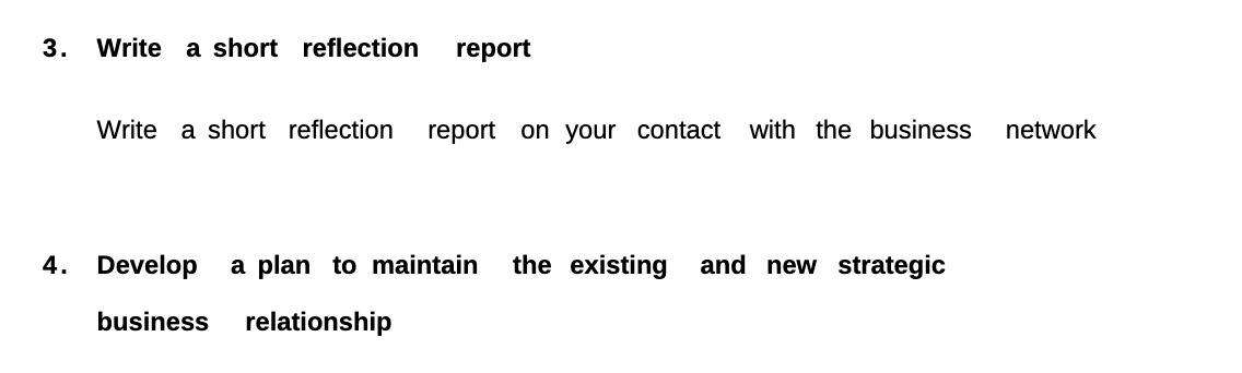  Write a short reflection report Write a short reflection report on