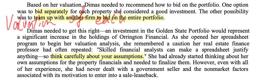  Based on her valuation, ' masneeded to recommend how to bid