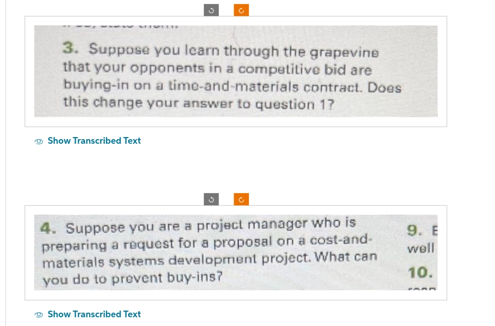  3. Suppose you learn through the grapevine that your opponents in