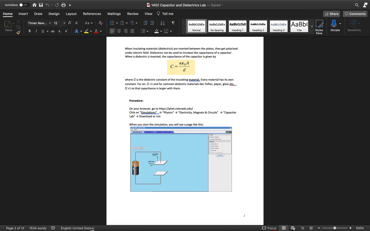 Home Insert Draw Design Layout References Mailings Review View ? Tell me