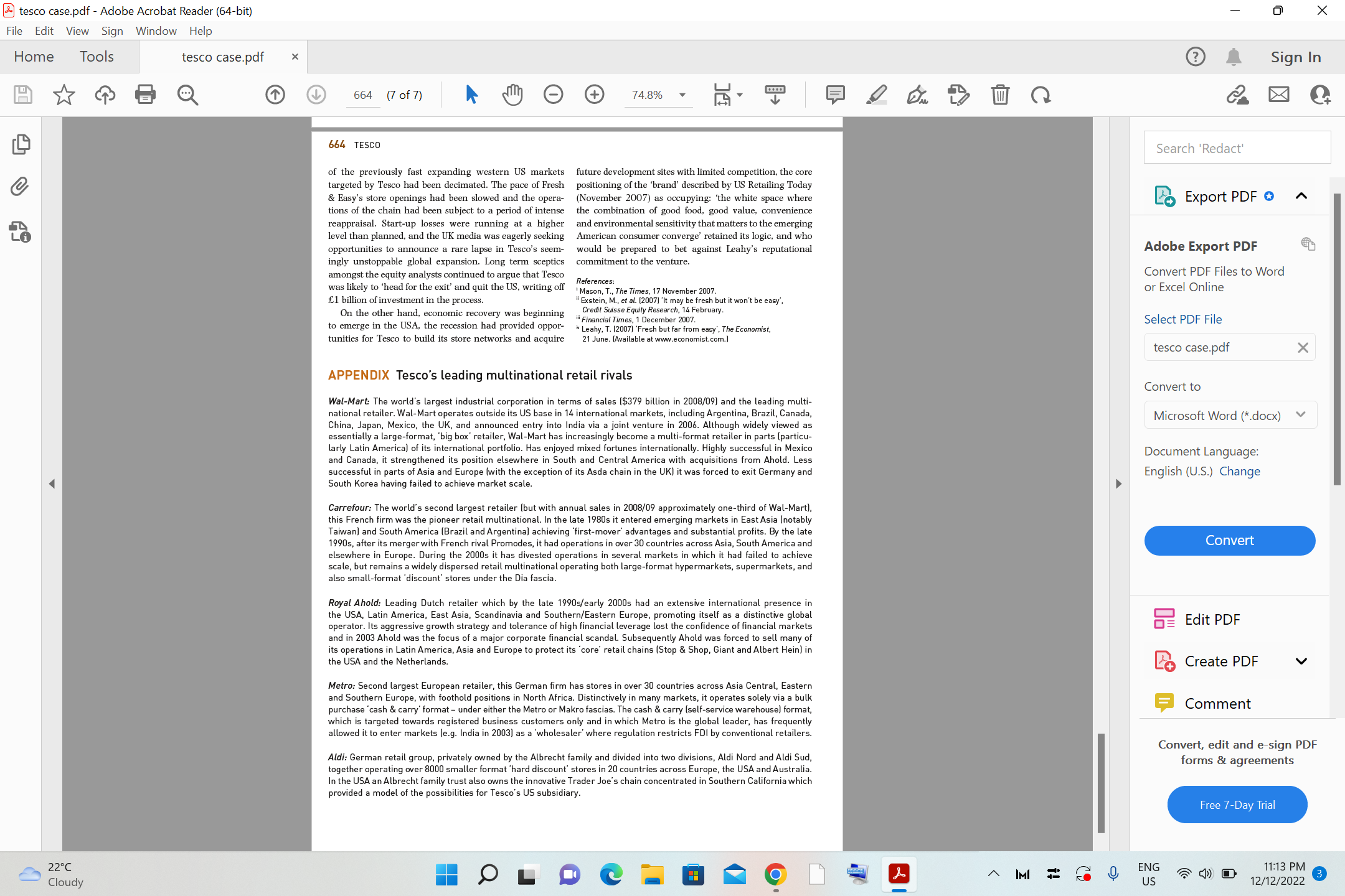 transformed itself from a purely domestic operator to a multinational giant -
