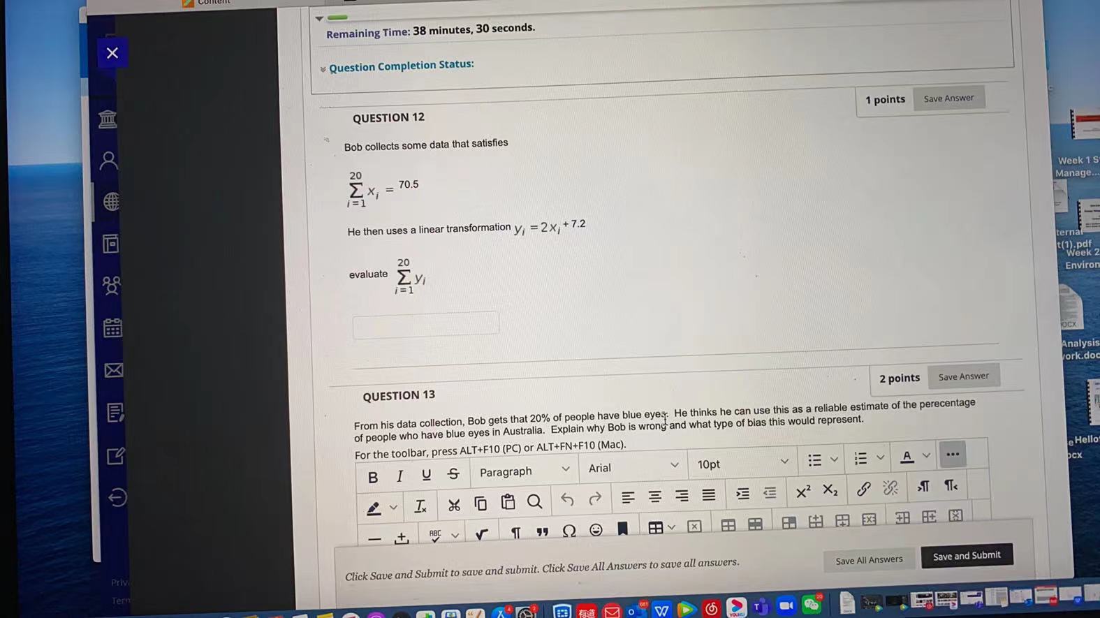 events A and B that are disjoint, which of the following must