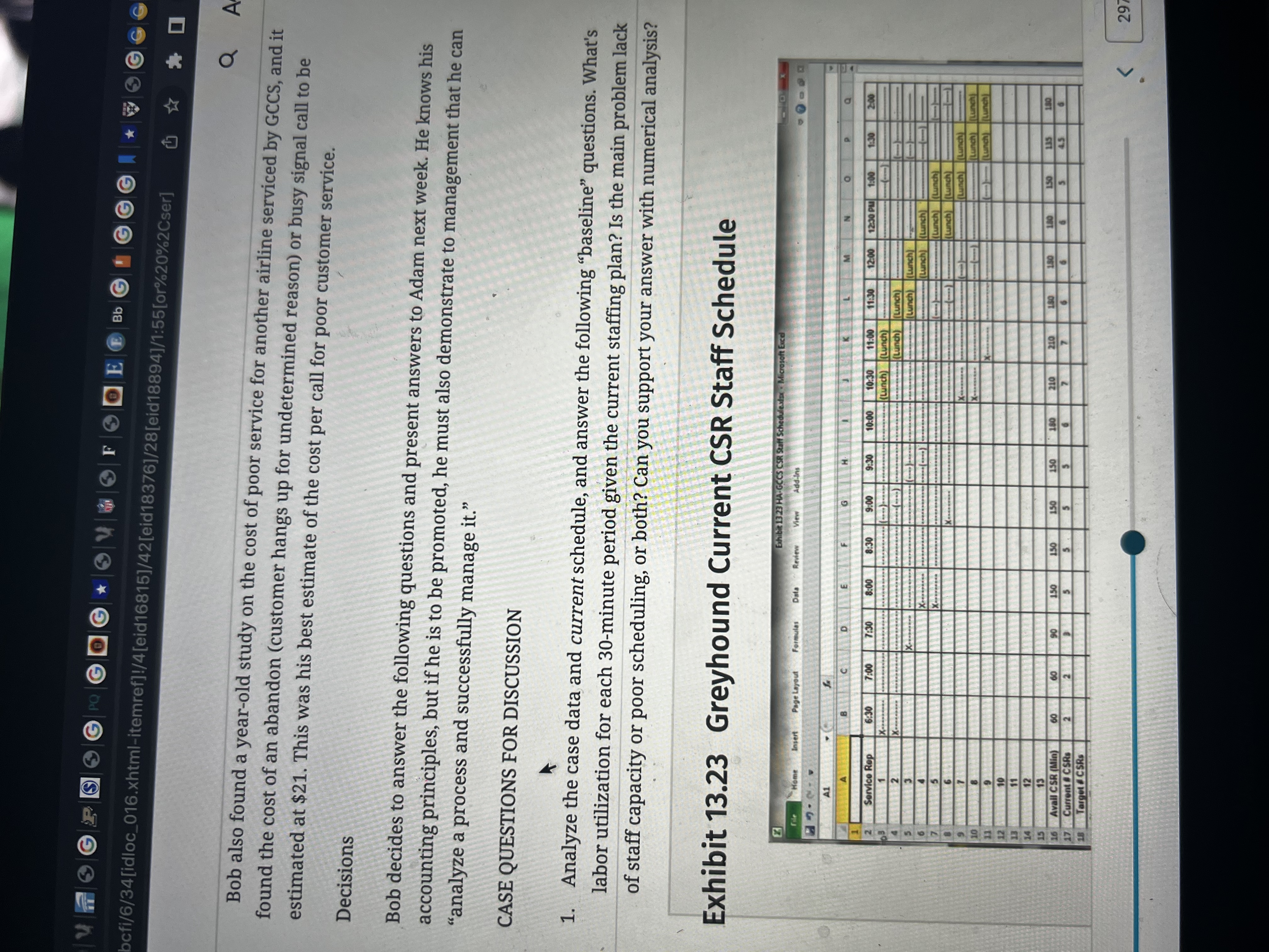 We need to maximize service and minimize costs! So, find a solution