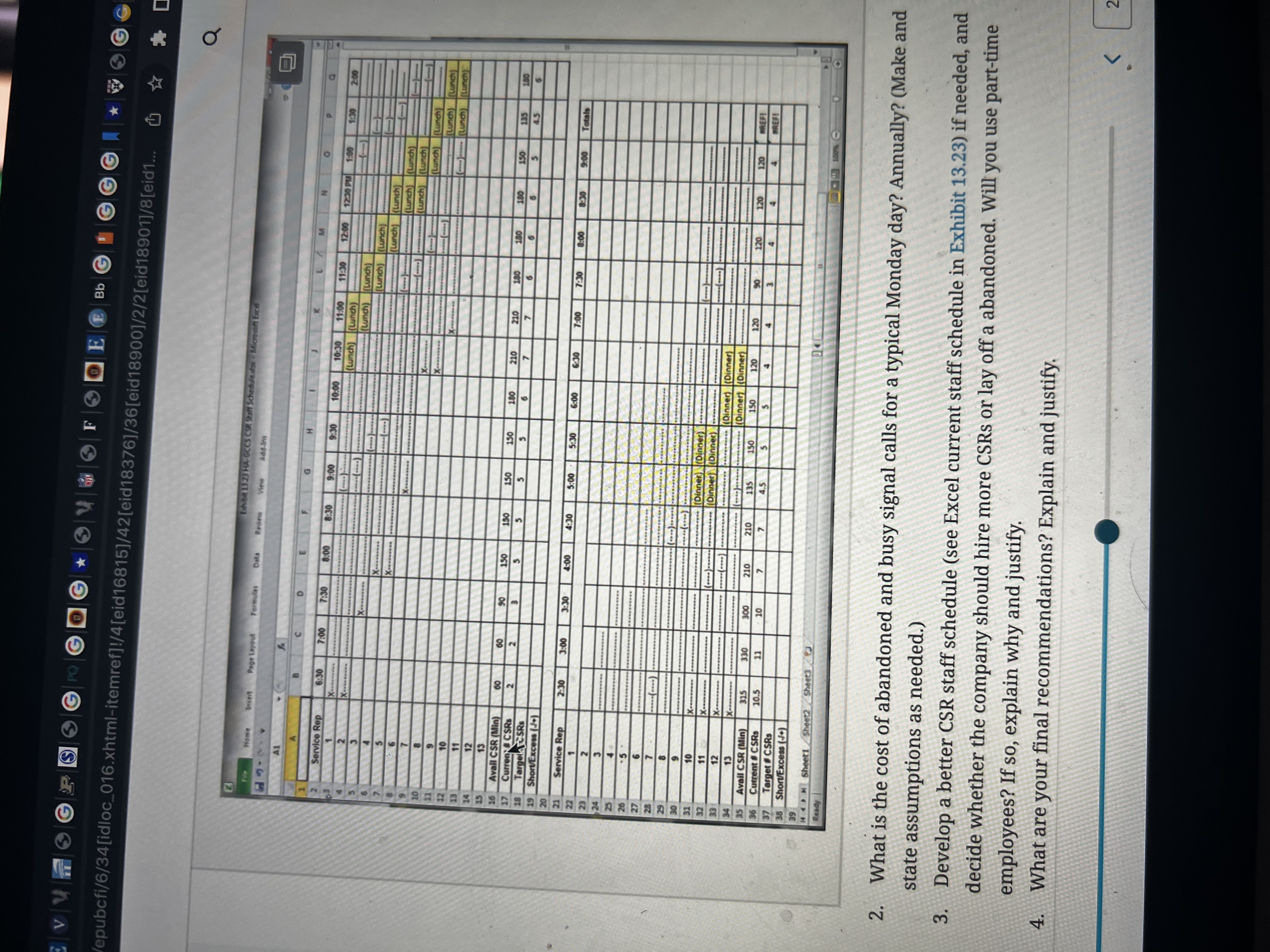 to HA's service problems or we are all out of a job,"