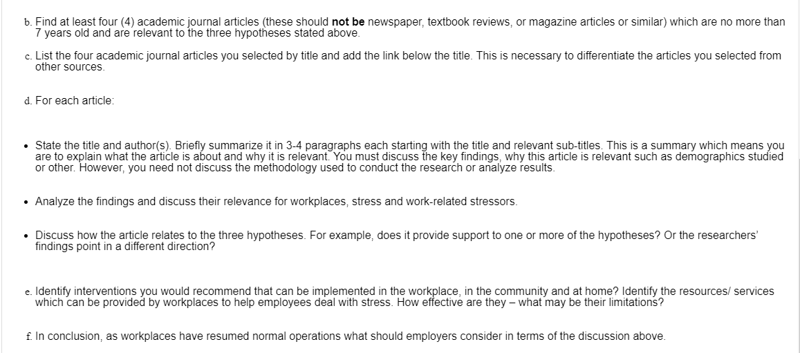 no more than 5. students will prepare a report and present a