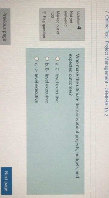 Please solve this question Q4 / Online Test- Project Management - UFMFHA-15-2