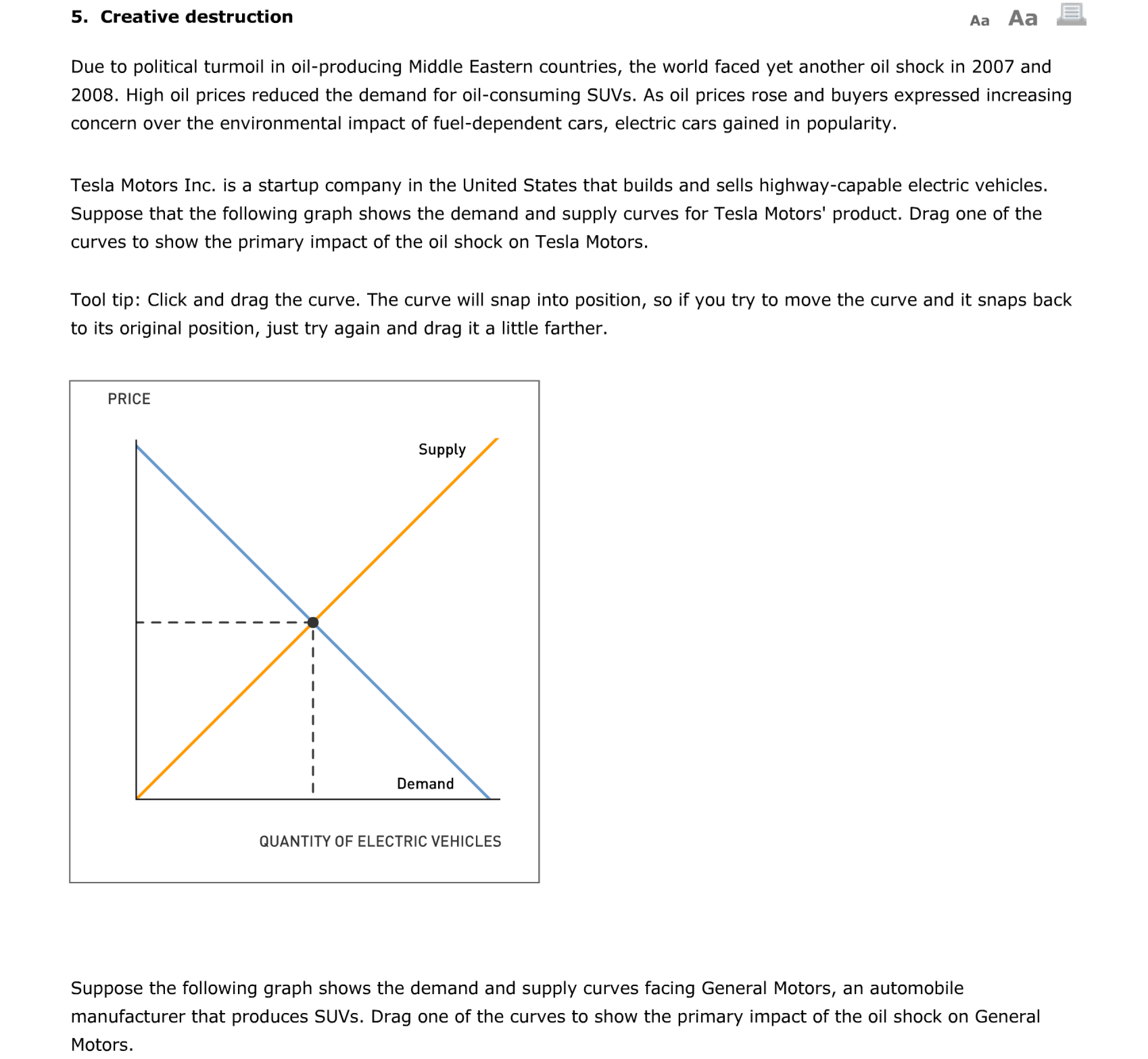 people who value electric cars below the market price choose not to