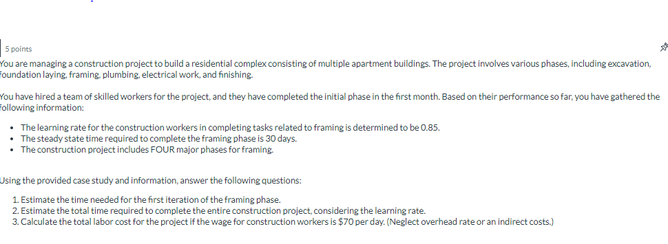 project involving the renovation of a historic building. The project is divided