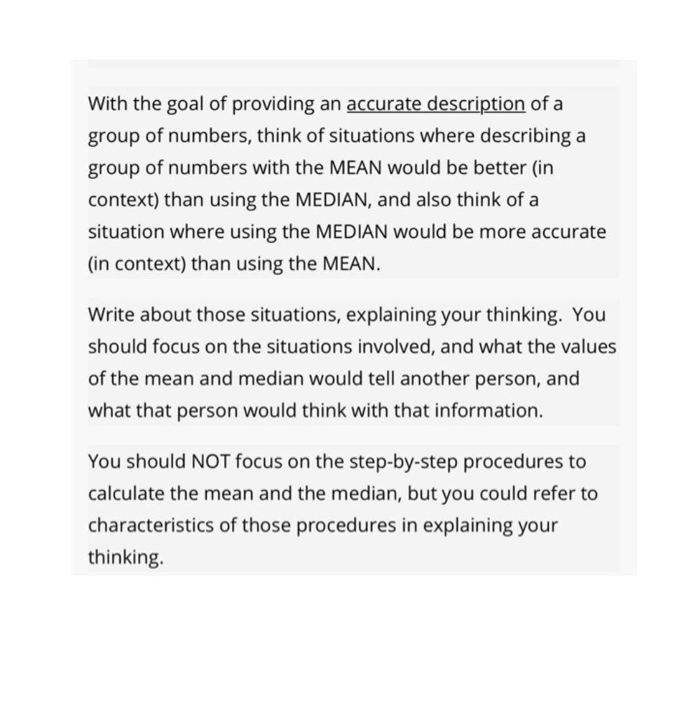 I need help explaining this discussion question by my professor for stat