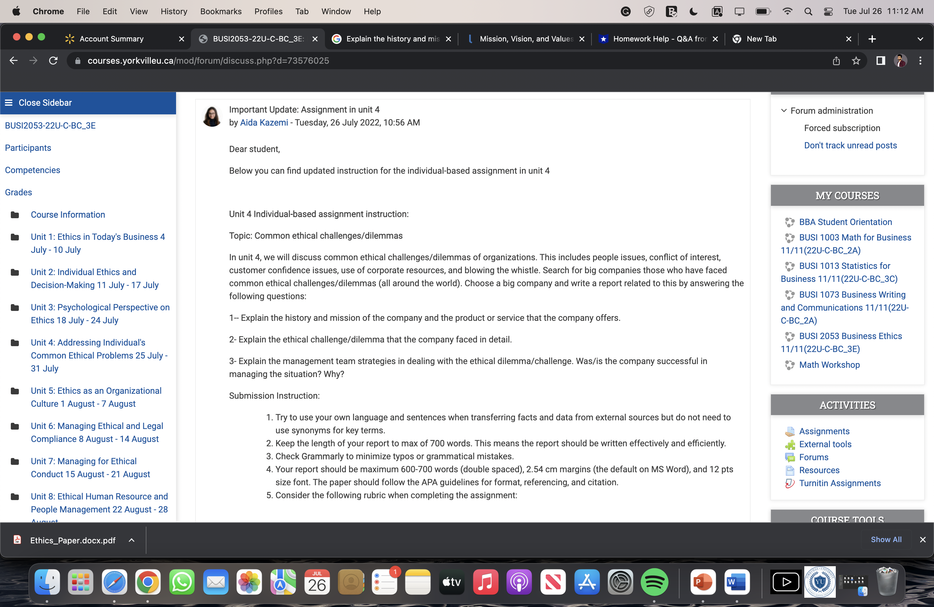 Chrome File Edit View History Bookmarks Profiles Tab Window Help G