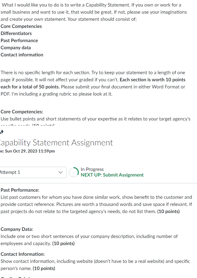 What I would like you to do is to write a