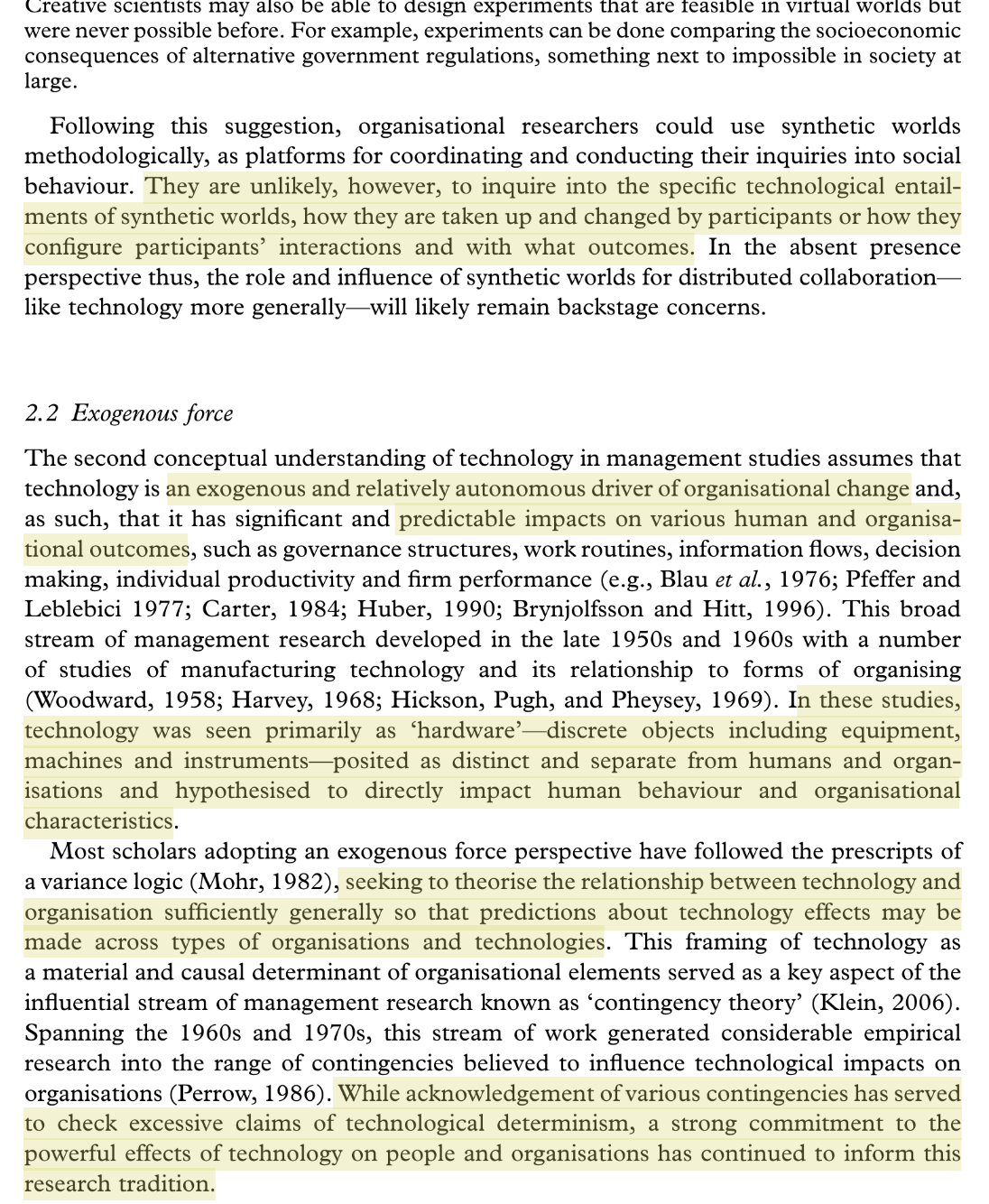 Creative scientists may also be able to design experiments that are