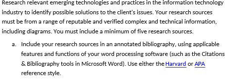 Research relevant emerging technologies and practices in the information technology industry