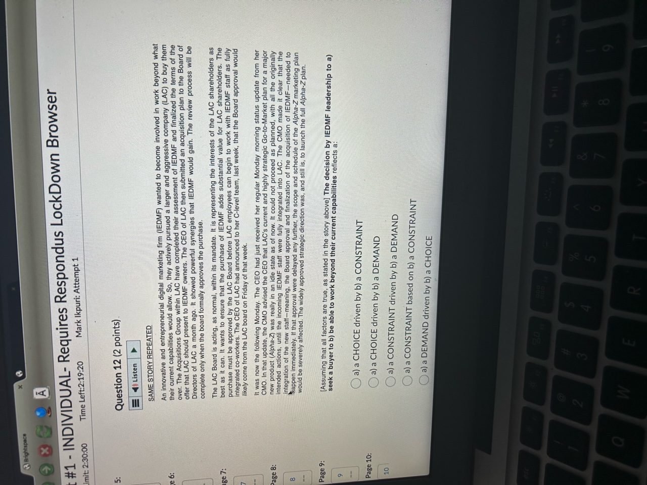 the authority to act, and make sure they get lots of recognition