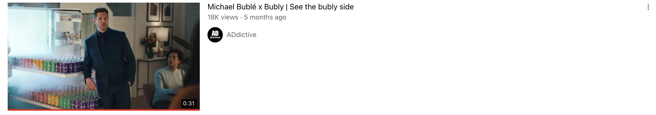  Michael Buble x Bubly | See the bubly side 18K views