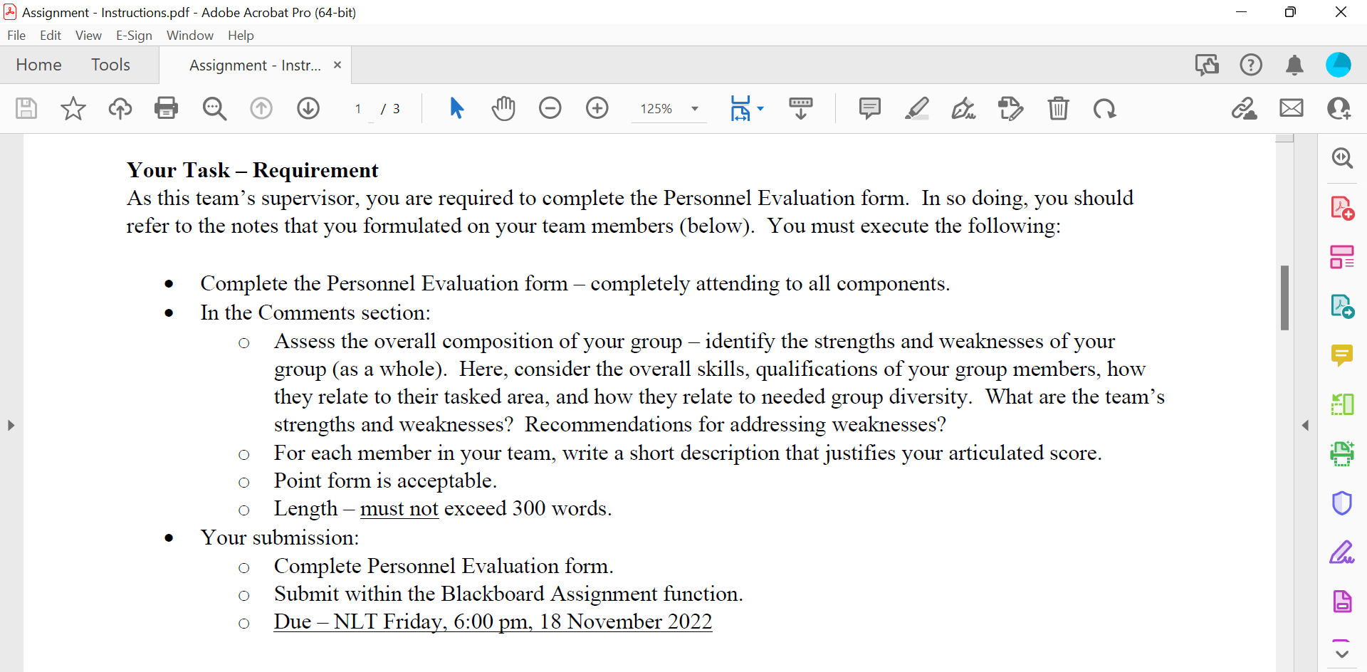 /3 O + 125% X . Contributes marginally to the overall project