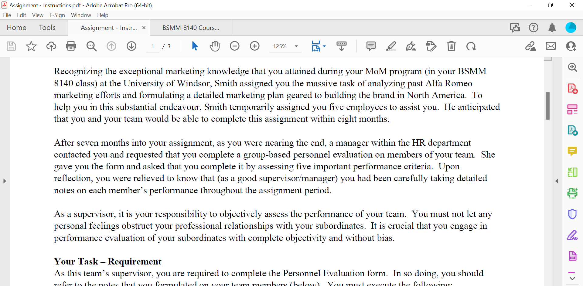 . Continually seeks "the easy way out" Liz . New grad -