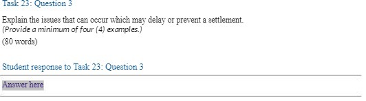 Task 23: Question 3 Explain the issues that can occur which