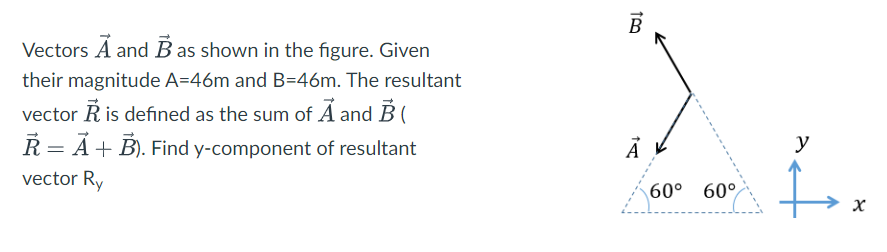 as the sum of A and B ( R = A +