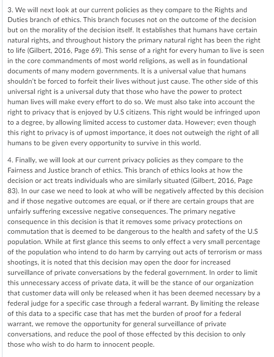 the security of our customer's data is one of my upmost concerns.