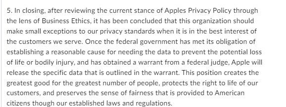 Consumers who use Apple products, have a high degree of faith in