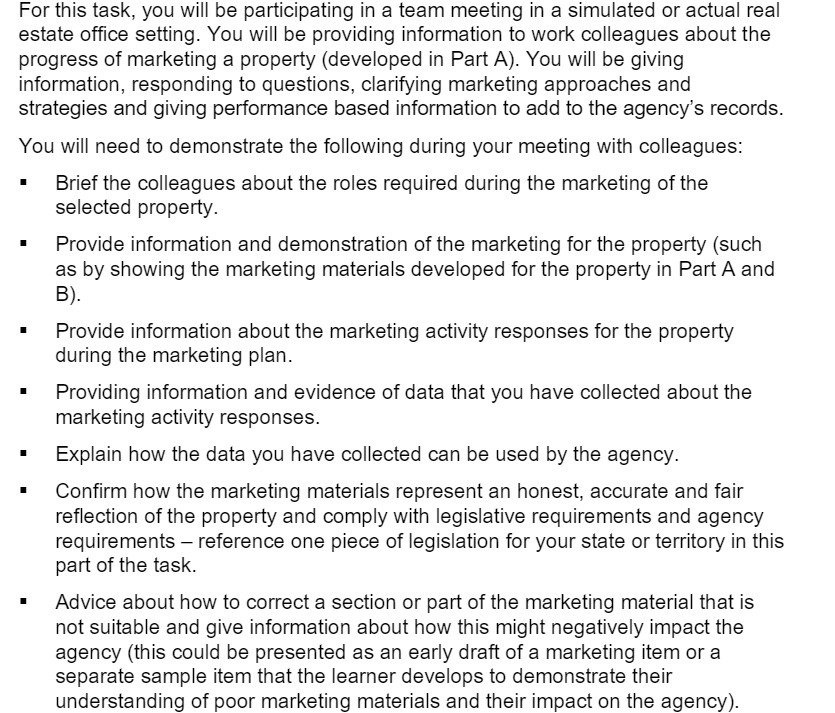  Forthis task, you will be participating in a team meeting in