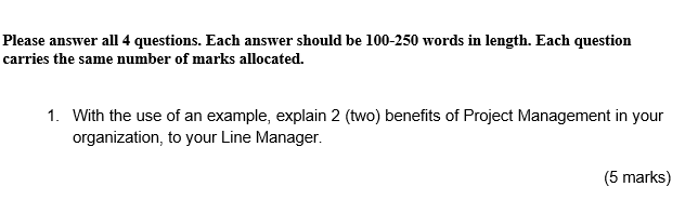  Please answer all 4 questions. Each answer should he 1011250 words