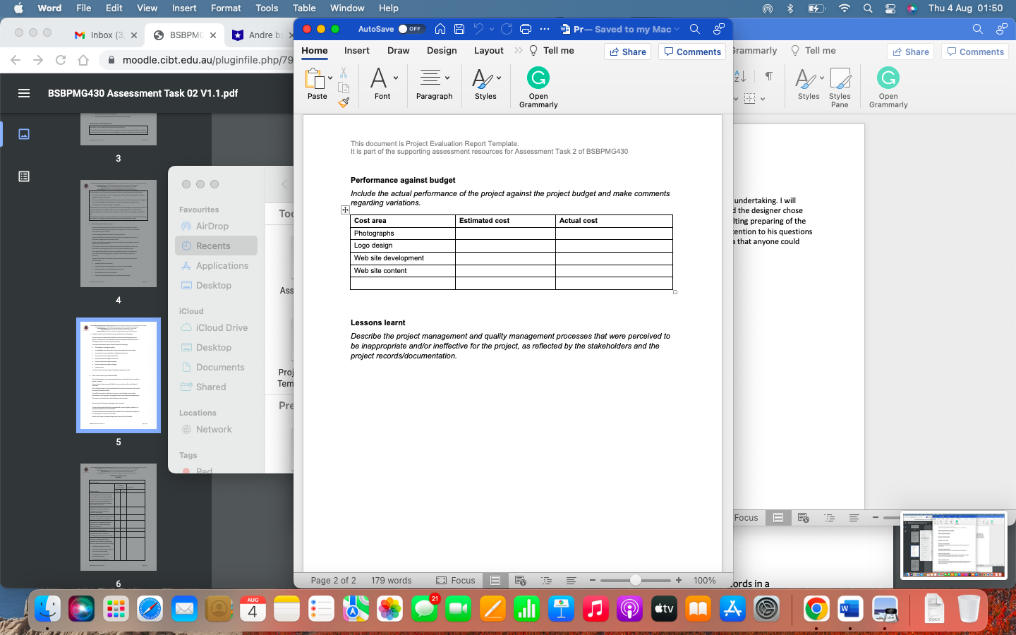  Word File Edit View Insert Format Tools Table Window Help Q