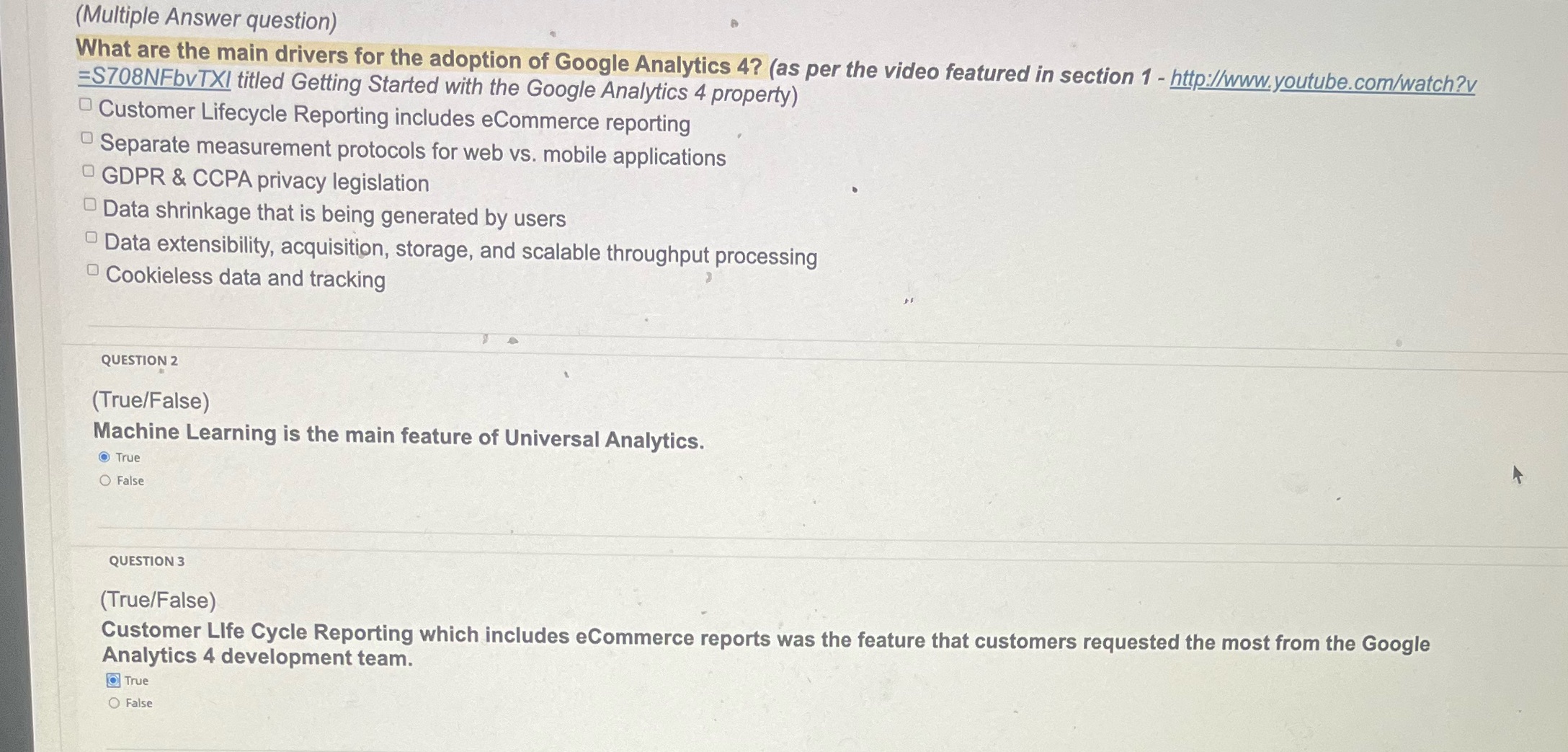 I need help with question 1-3.The first one has more than one