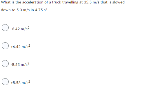trains running on parallel tracks. Position Which is true: 0 At time