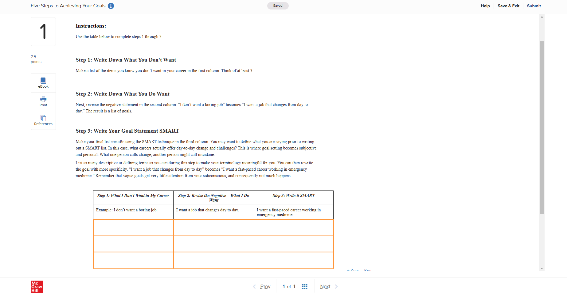 Five Steps to Achieving Your Goals i Saved Help Save &