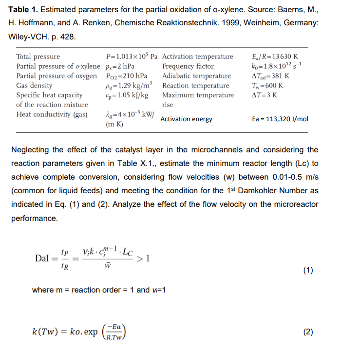 role. The various Damkhler numbers are among the most important since they