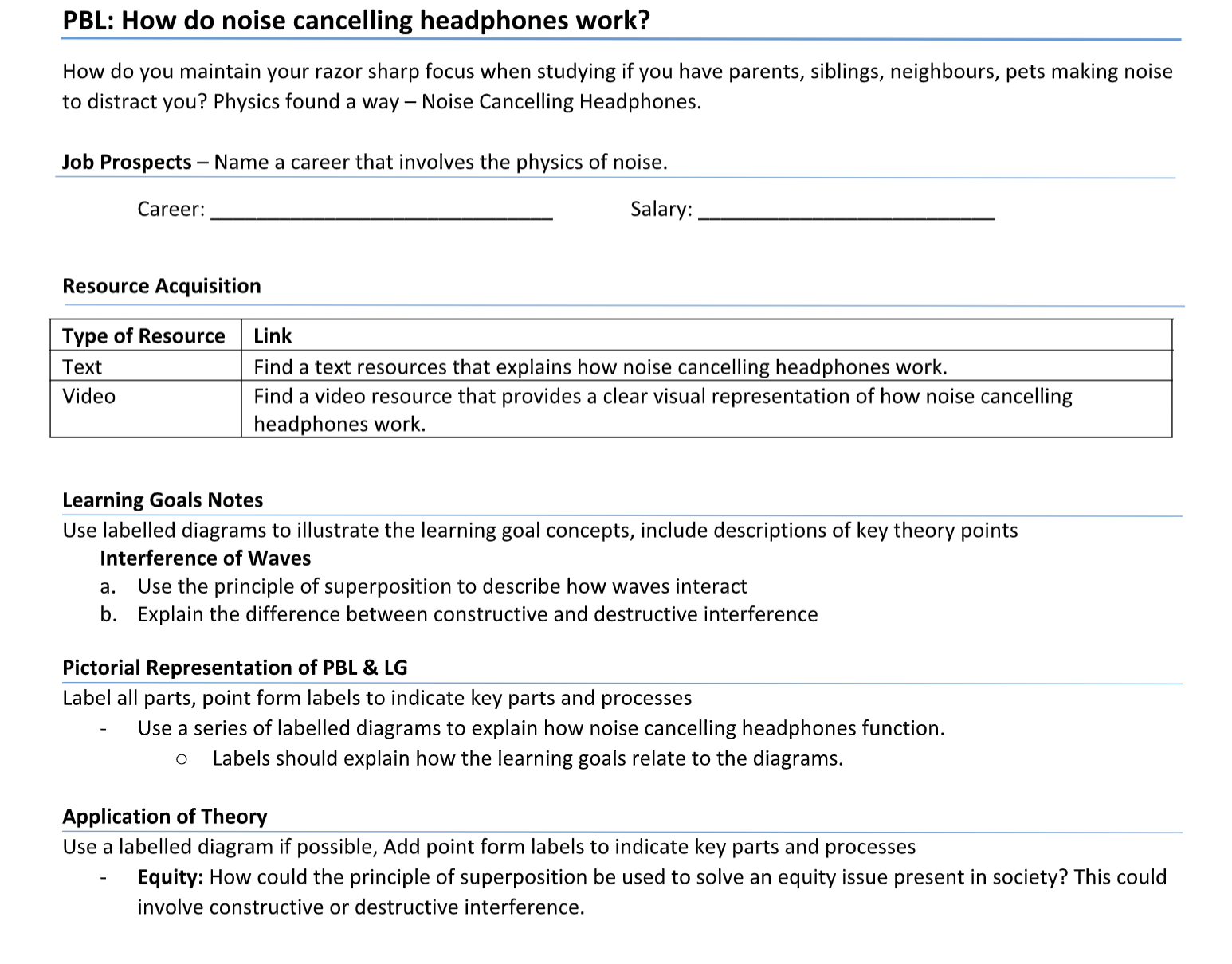waves be used to perform a task? A wave is defined as