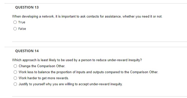  QUESTION 13 When developing a network, it is important to ask