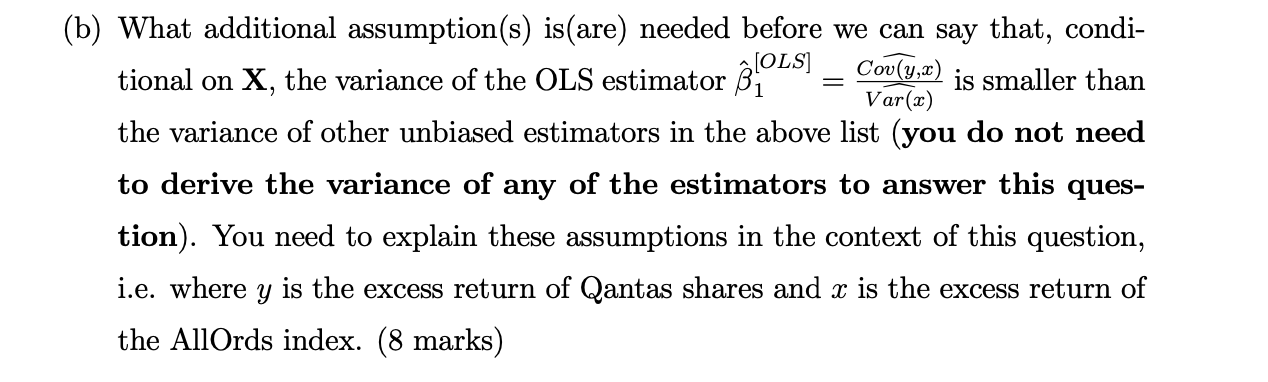 PLEASE ANSWER A AND B WITH FULLY EXPLANATION Consider the problem of